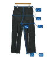 ALMOSTBLACK（オールモストブラック）カーゴパンツ 黒 サイズ:1(S位) メンズ/2200668799041