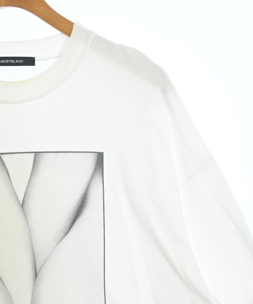 ALMOSTBLACK（オールモストブラック）Tシャツ・カットソー 白 サイズ:-(L位) メンズ/2200681968363