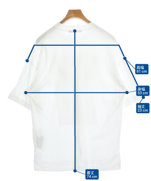 ALMOSTBLACK（オールモストブラック）Tシャツ・カットソー 白 サイズ:-(L位) メンズ/2200681968363