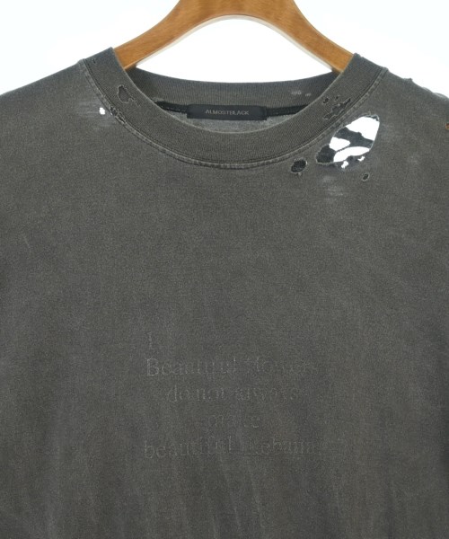 ALMOSTBLACK（オールモストブラック）Tシャツ・カットソー グレー サイズ:3(L位) メンズ/2200691372068