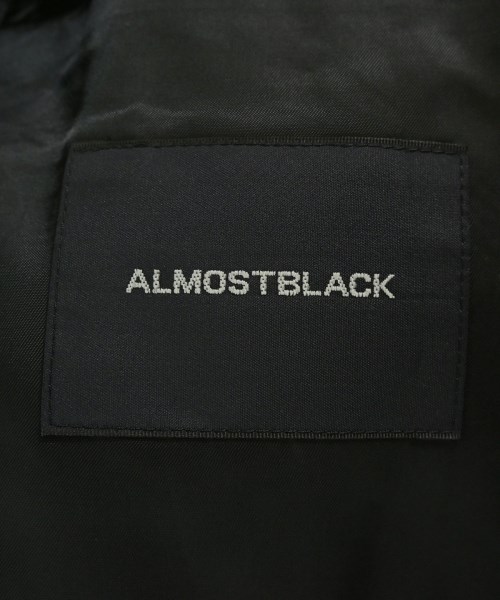 ALMOSTBLACK（オールモストブラック）カジュアルジャケット 黒 サイズ:1(S位) メンズ/2200691988016