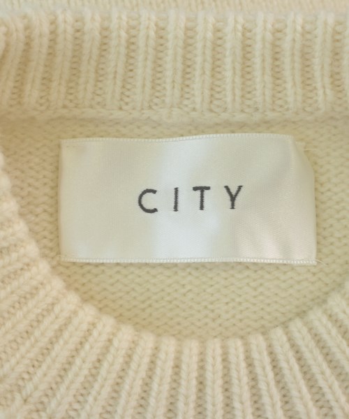 CITY（シティ）ニット・セーター 白 サイズ:1(S位) レディース/2200637921022
