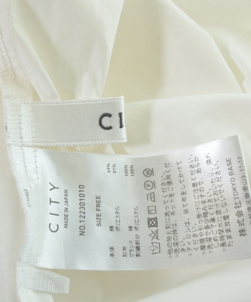 CITY（シティ）ブラウス 白 サイズ:F レディース/2200655417149