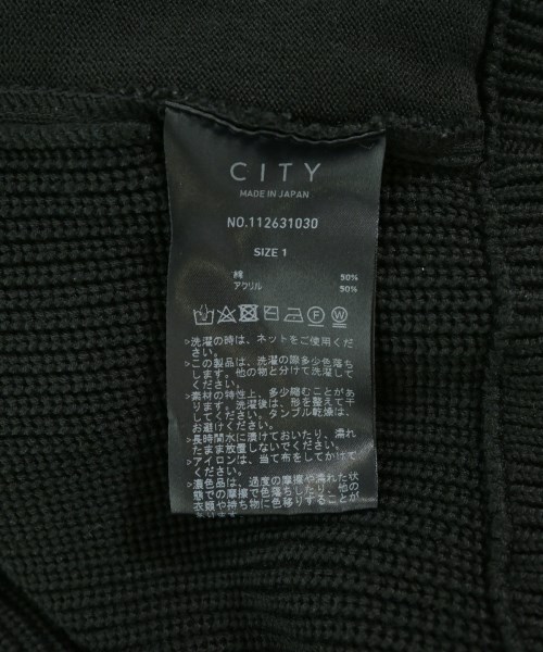 CITY TOKYO（シティトウキョウ）ニット・セーター 黒 サイズ:1(S位) メンズ/2200710598011
