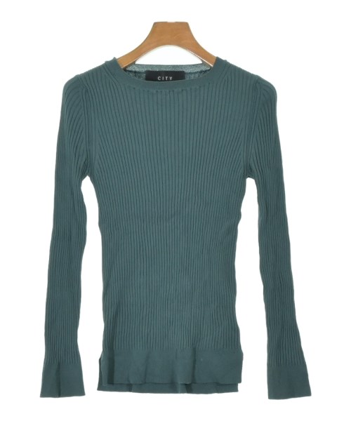 CITY(シティ)ニット・セーター 緑 サイズ:1(S位)/2200636418011