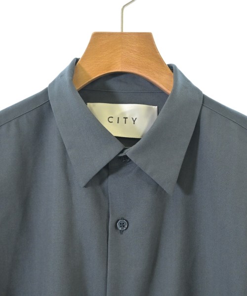 CITY TOKYO（シティトウキョウ）カジュアルシャツ 紺 サイズ:2(M位) メンズ/2200699567039