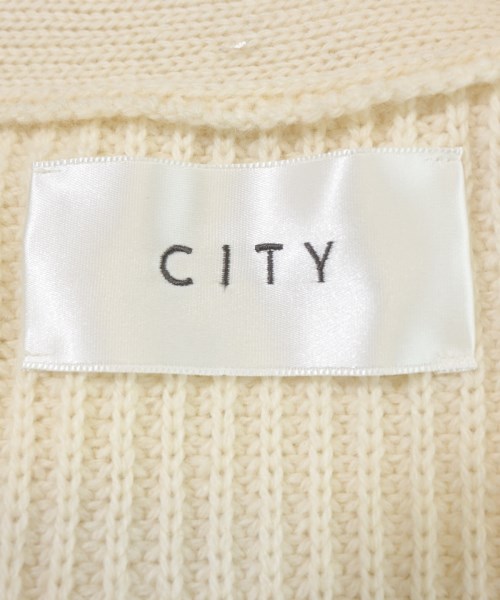 CITY（シティ）カーディガン 白 サイズ:1(S位) メンズ/2200690735024