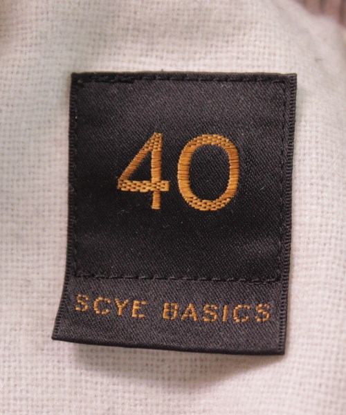 SCYE BASICS（サイベーシックス）ダッフルコート 茶 サイズ:40(M位