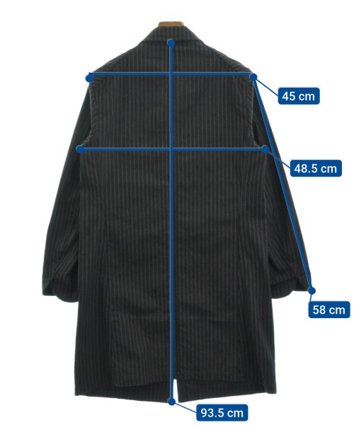 SCYE BASICS（サイベーシックス）チェスターコート グレー サイズ:36(S位) メンズ/2200468987075