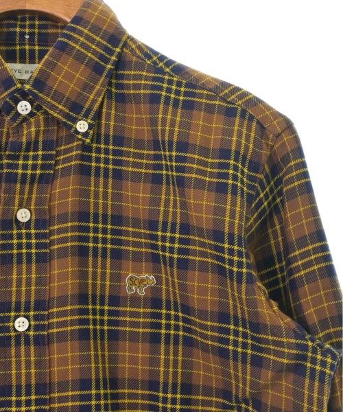 SCYE BASICS（サイベーシックス）カジュアルシャツ 茶 サイズ:36(XS位) メンズ/2200470965016