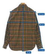 SCYE BASICS（サイベーシックス）カジュアルシャツ 茶 サイズ:36(XS位) メンズ/2200470965016