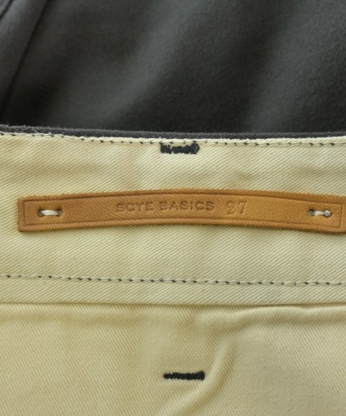 SCYE BASICS（サイベーシックス）チノパン グレー サイズ:27(XS位) メンズ/2200499341020