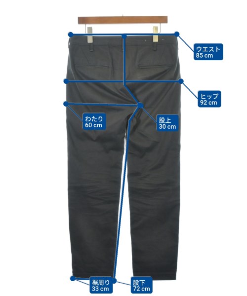 SCYE BASICS（サイベーシックス）チノパン グレー サイズ:27(XS位) メンズ/2200499341020