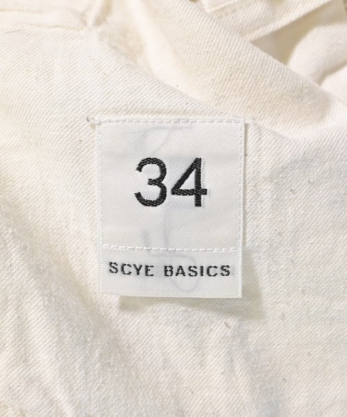 SCYE BASICS（サイベーシックス）その他 白 サイズ:34(XL位) メンズ/2200551939042