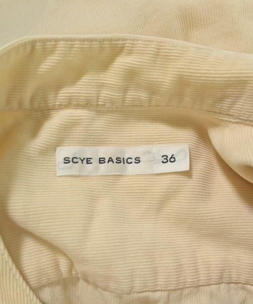 SCYE BASICS（サイベーシックス）カジュアルシャツ 黄 サイズ:36(S位) レディース/2200621879032