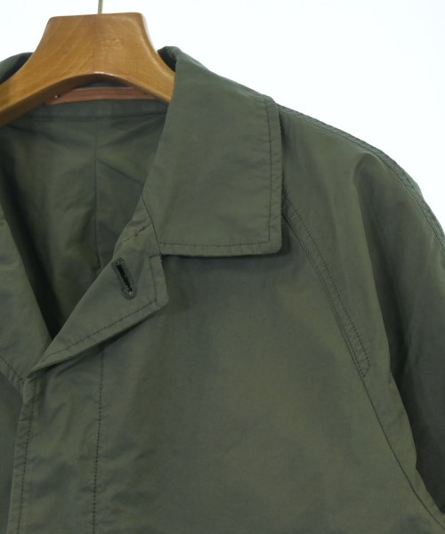 SCYE BASICS（サイベーシックス）ステンカラーコート 緑 サイズ:38(XL位) メンズ/2200625947027