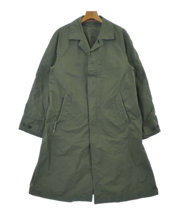 SCYE BASICS（サイベーシックス）ステンカラーコート 緑 サイズ:38(XL