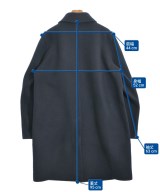 SCYE BASICS（サイベーシックス）ステンカラーコート 紺 サイズ:36(S位) メンズ/2200639469010