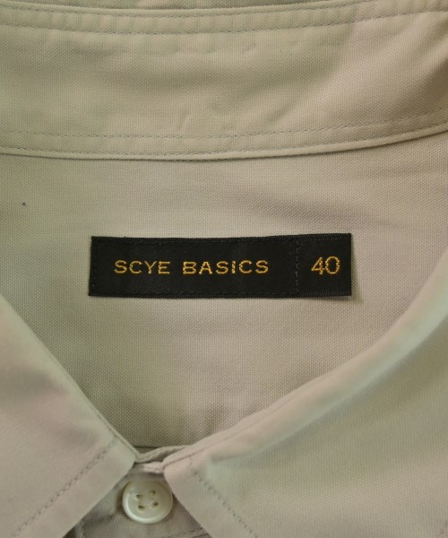 SCYE BASICS（サイベーシックス）カジュアルシャツ グレー サイズ:40(M位) メンズ/2200640073350
