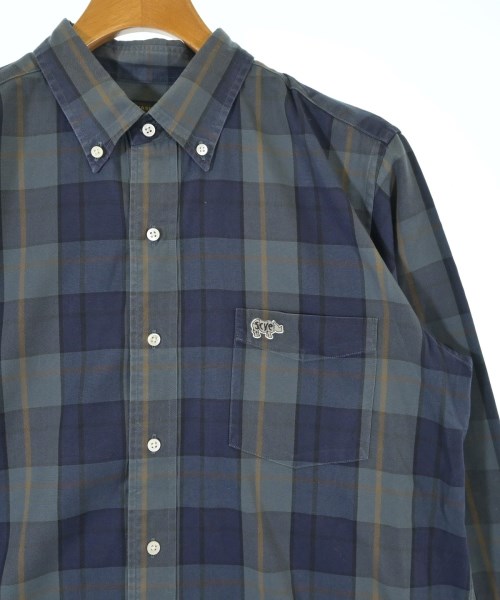 SCYE BASICS（サイベーシックス）カジュアルシャツ 紺 サイズ:40(M位) メンズ/2200640073367