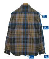 SCYE BASICS（サイベーシックス）カジュアルシャツ 茶 サイズ:38(S位) メンズ/2200565649111