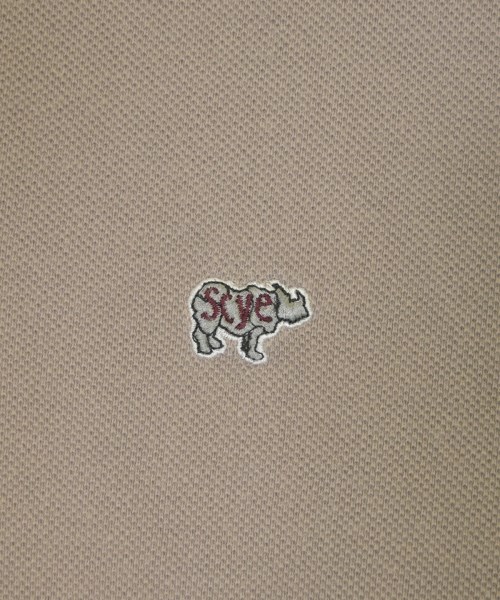 SCYE BASICS（サイベーシックス）ポロシャツ ベージュ サイズ:38(M位) メンズ/2200542957109