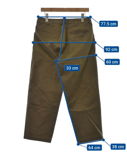 SCYE BASICS（サイベーシックス）チノパン カーキ サイズ:29(S位) メンズ/2200542957116