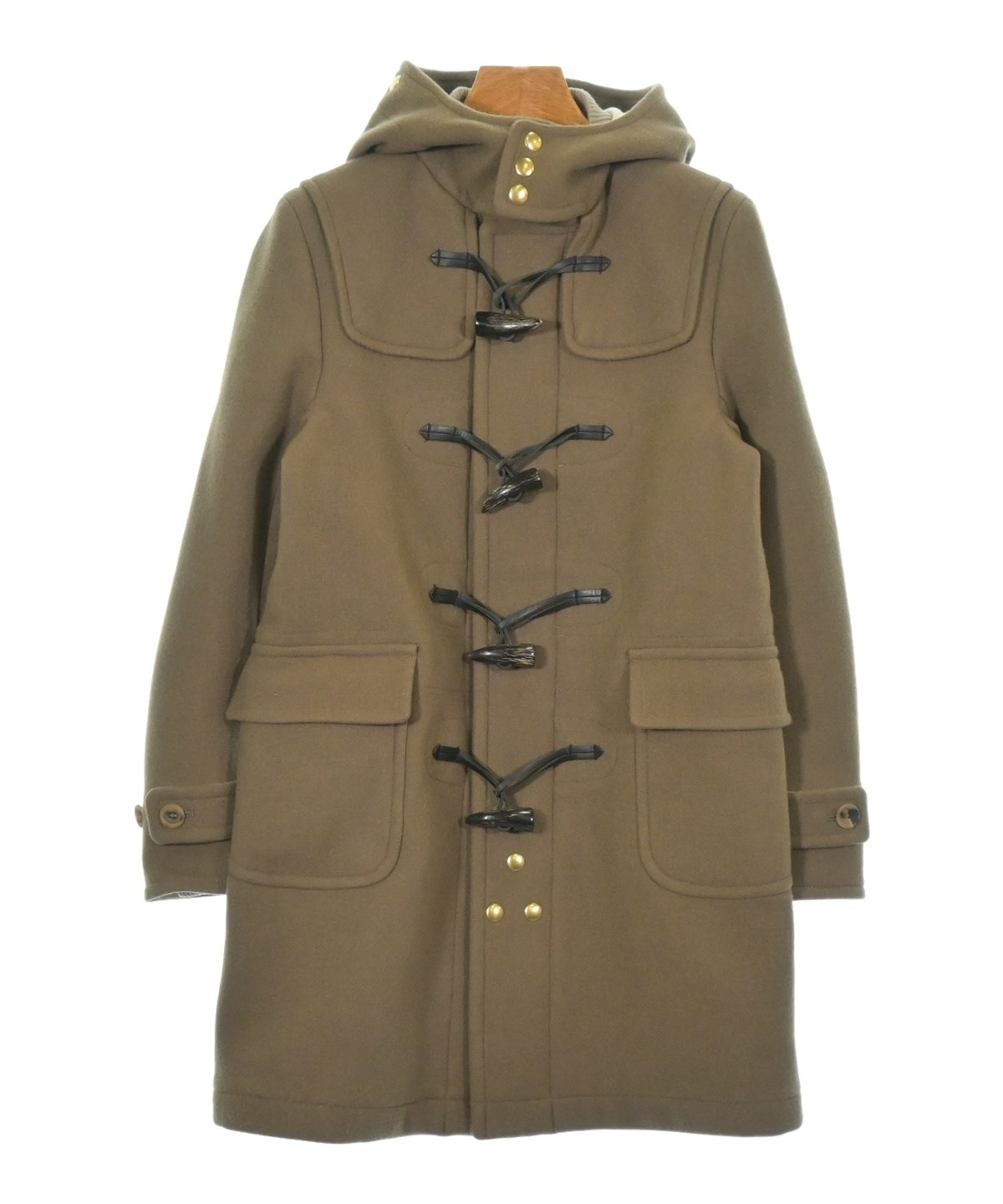 SCYE BASICS（サイベーシックス）ダッフルコート 茶 サイズ:38(M位