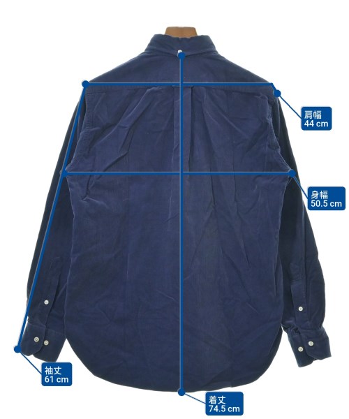 SCYE BASICS（サイベーシックス）カジュアルシャツ 青 サイズ:36(XS位) メンズ/2200623558058