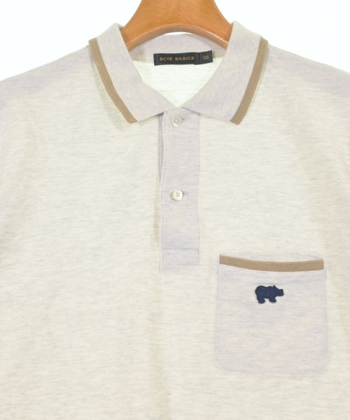 SCYE BASICS（サイベーシックス）ポロシャツ グレー サイズ:36(S位) レディース/2200617613015