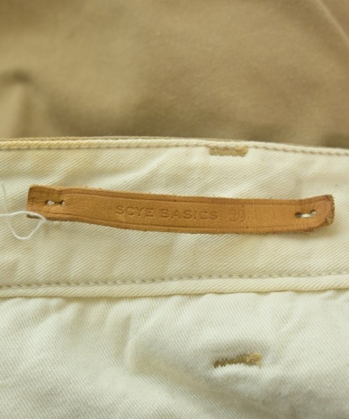 SCYE BASICS（サイベーシックス）チノパン ベージュ サイズ:29(M位) メンズ/2200626152192