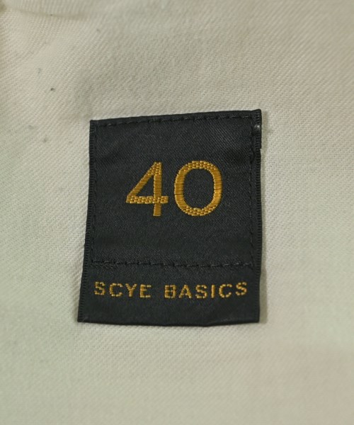 SCYE BASICS（サイベーシックス）チノパン 紺 サイズ:40(L位) メンズ/2200624442127