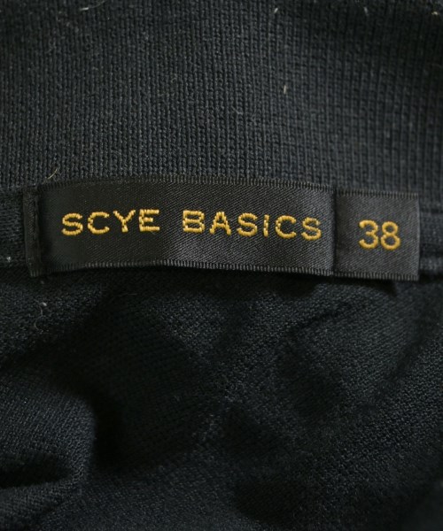 SCYE BASICS（サイベーシックス）ポロシャツ 黒 サイズ:38(S位) メンズ/2200632797042