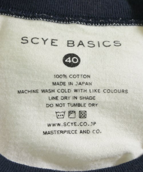 SCYE BASICS（サイベーシックス）Tシャツ・カットソー 白 サイズ:40(M位) メンズ/2200632797059