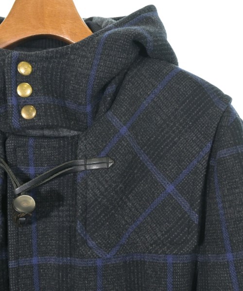 SCYE BASICS（サイベーシックス）ダッフルコート 黒 サイズ:40(M位) メンズ/2200633677015