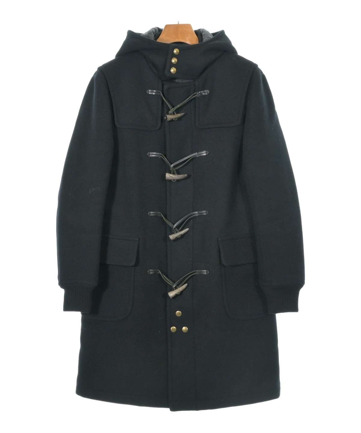 SCYE BASICS（サイベーシックス）ダッフルコート 黒 サイズ:36(XS位