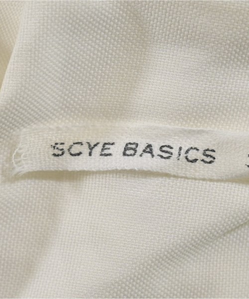 SCYE BASICS（サイベーシックス）カジュアルシャツ 白 サイズ:36(XS位) メンズ/2200610708046