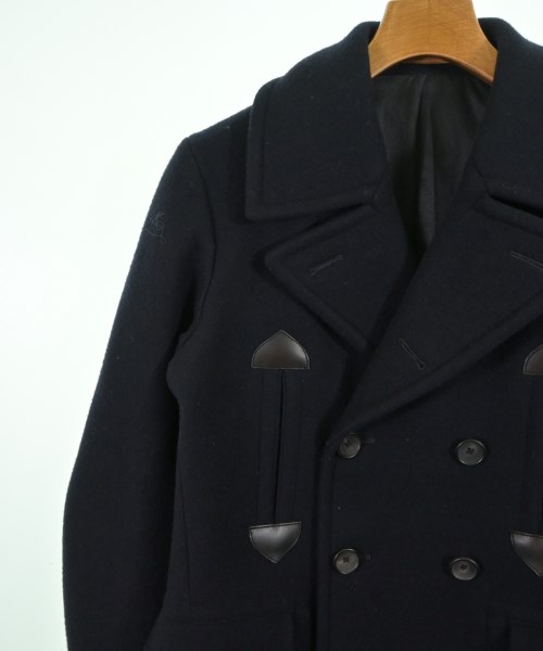 SCYE BASICS（サイベーシックス）ピーコート 紺 サイズ:40(L位) メンズ/2200618042012