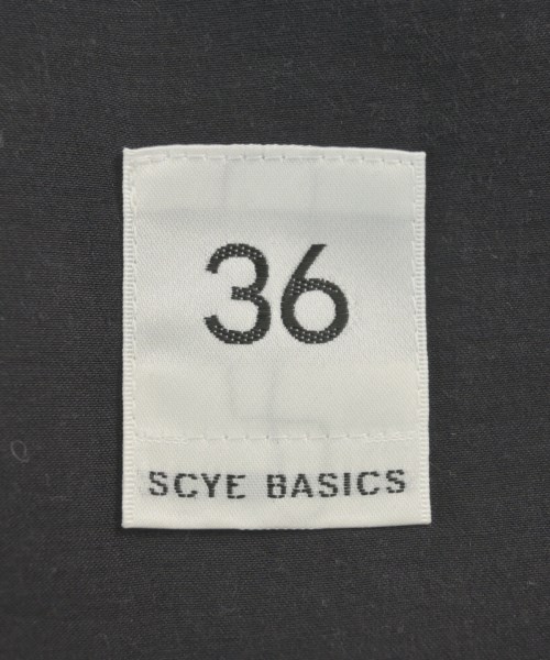 SCYE BASICS（サイベーシックス）テーラードジャケット 黒 サイズ:36(XS位) メンズ/2200619058029