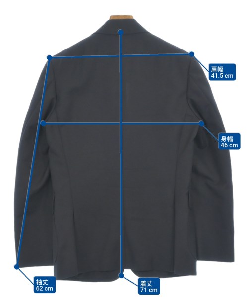 SCYE BASICS（サイベーシックス）テーラードジャケット 黒 サイズ:36(XS位) メンズ/2200619058029