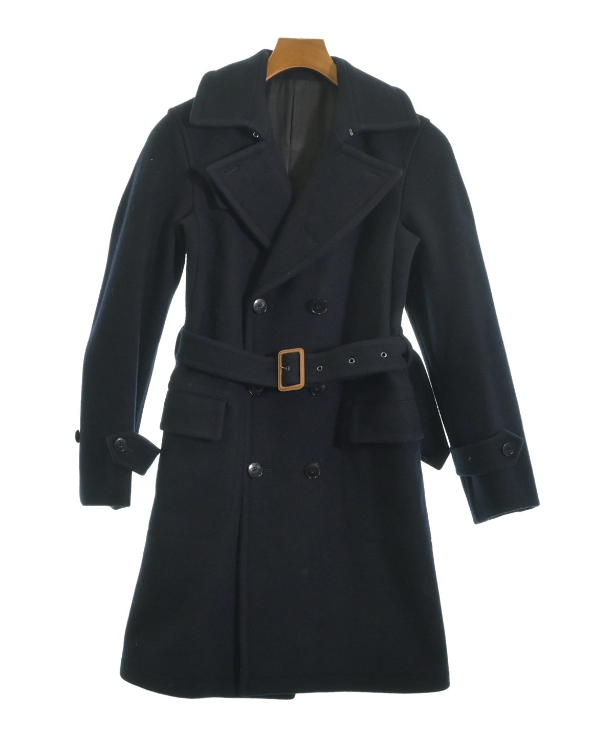 SCYE BASICS（サイベーシックス）トレンチコート 紺 サイズ:40(M