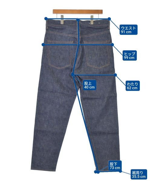 SCYE BASICS（サイベーシックス）デニムパンツ 紺 サイズ:30(M位) メンズ/2200608018379