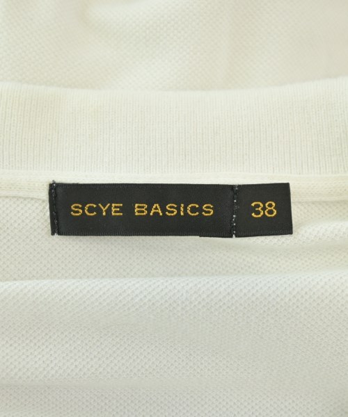 SCYE BASICS（サイベーシックス）ポロシャツ 白 サイズ:38(M位) メンズ/2200650410015