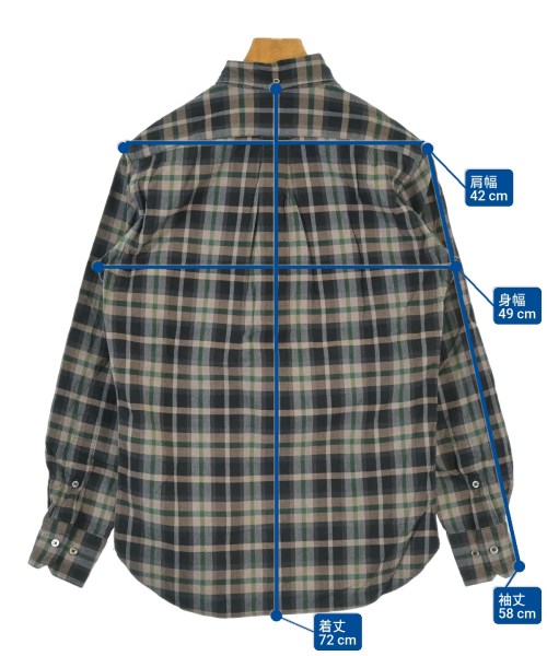 SCYE BASICS（サイベーシックス）カジュアルシャツ ベージュ サイズ:36(XS位) メンズ/2200675514026