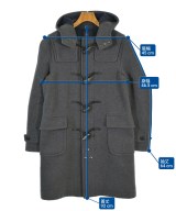 SCYE BASICS（サイベーシックス）ダッフルコート グレー サイズ:36(M位) メンズ/2200679217015
