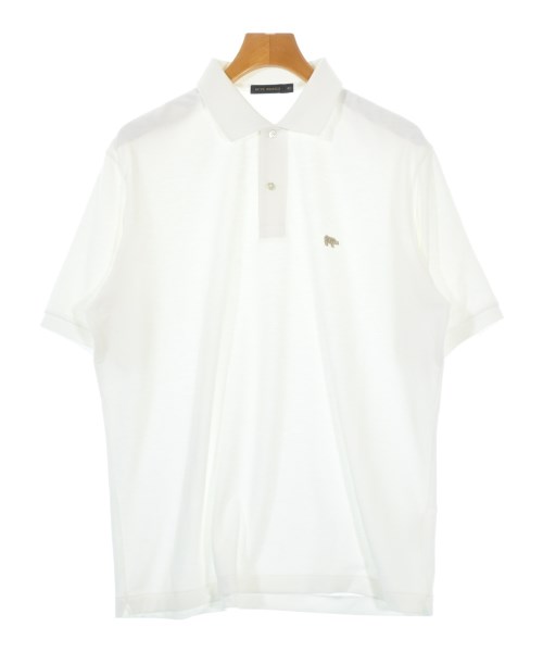 SCYE BASICS(サイベーシックス)ポロシャツ 白 サイズ:40(M位)/2200680065025