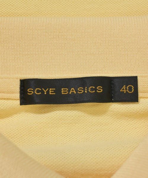 SCYE BASICS（サイベーシックス）ポロシャツ 黄 サイズ:40(M位) メンズ/2200680065032