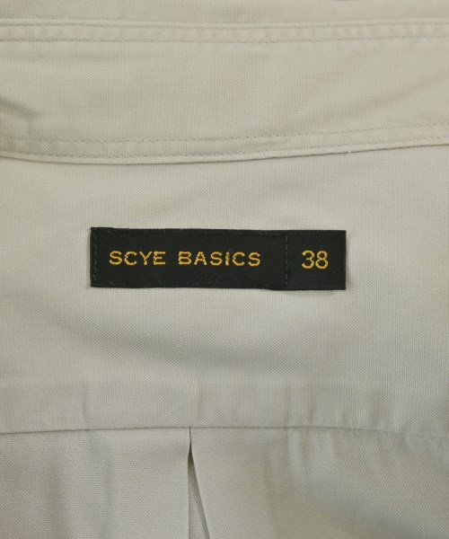 SCYE BASICS（サイベーシックス）カジュアルシャツ ベージュ サイズ:38(S位) メンズ/2200700515011