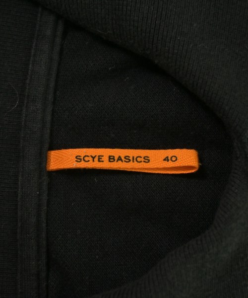 SCYE BASICS（サイベーシックス）ポロシャツ 黒 サイズ:40(M位) メンズ/2200700735082