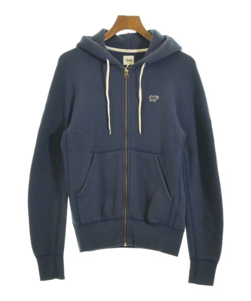SCYE BASICS(サイベーシックス)パーカー 紺 サイズ:36(S位)/2200656291038